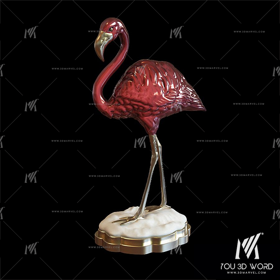 John-Richard Porcelain Pink Flamingo